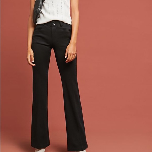 Anthropologie NWT the Essential Ponte Trousers 14 - Picture 3 of 8